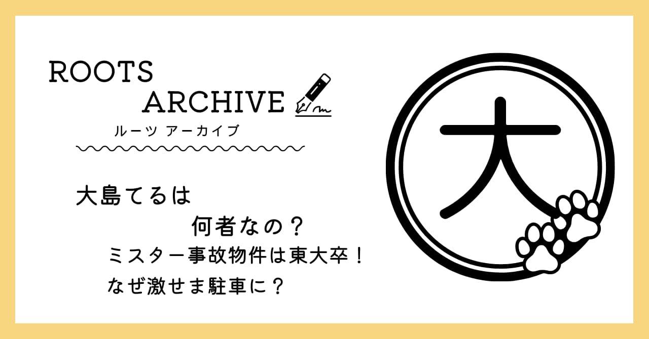 大島てる,東大卒,学歴,ミスター事故物件,激せま駐車